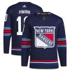 New York Rangers Dresy Artemi Panarin Adidas 2023-24 Navy Třetí Authentic - Pánské